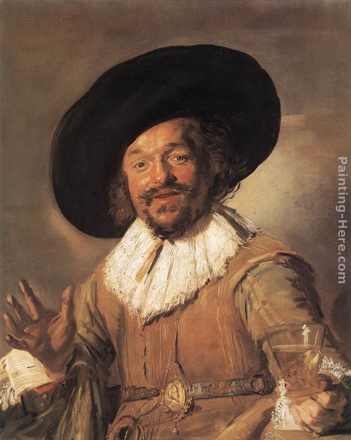 The Merry Drinker painting - Frans Hals The Merry Drinker art painting